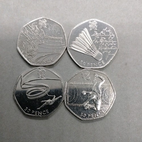 Joblot olympic 50p coins - olympic,