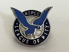 Vintage NSPCC The Children's League of Pity Enamel Pin Badge By W.O.Lewis