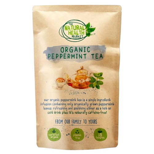 Peppermint tea bags organic - bags,