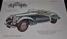 Lagonda Picture Sheet Car