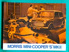 1969 Morris MINI COOPER S MkII Sales Brochure 1275cc - Excellent Condition!