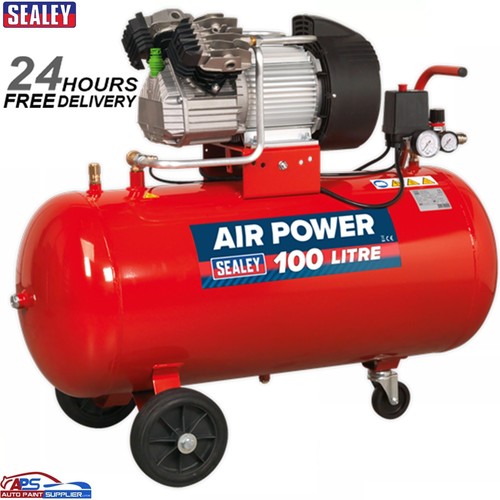 Sealey sac10030 100l twin - sealey, v-twin