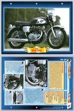 Honda CB450 - 1966 - Classic Motorbikes - Atlas Motorbike Fact File Card