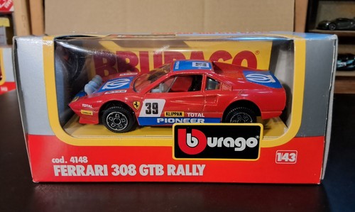 Bburago red ferrari - red, gtb