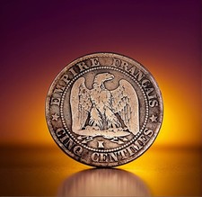 France lucky centimes - 5, coin