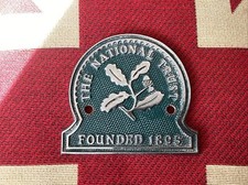 Vintage Car Badge Mascot The National Trust Birmingham Metal