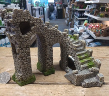 Ruin Castle Arches Steps