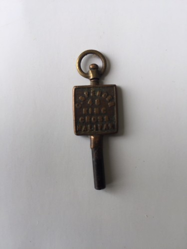 Antique watch winding key - watch,