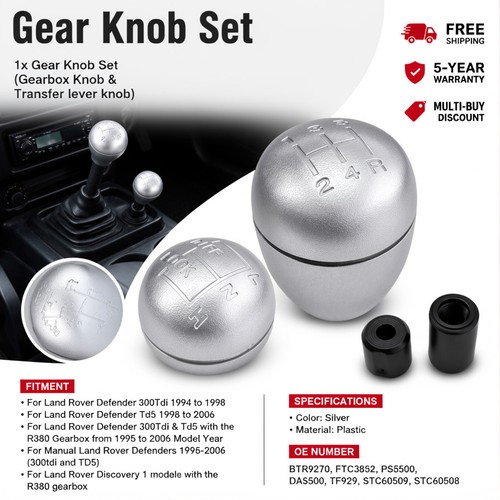 Gear knob set for land - knob, rover