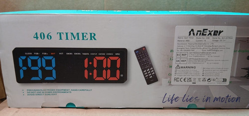 Gym timer clock large - timer,