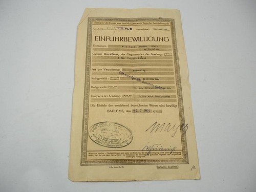 Import permit torpedo bicycle - import,