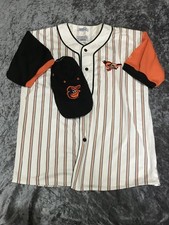Vintage Baltimore Orioles Baseball Jersey And Hat Bundle Mens XL