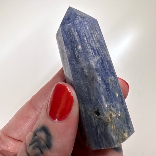 Blue kyanite point 2 - blue,