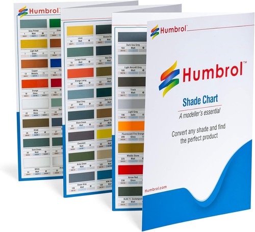 Humbrol shade colour - humbrol, chart