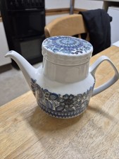 Vintage Pontesa Castillian Collection Ironstone Teapot Made in Spain