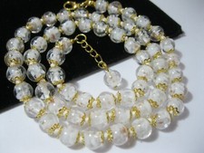 White Venetian Italian Murano