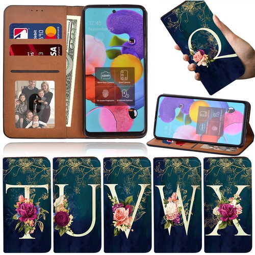 Leather phone wallet cover - phone,