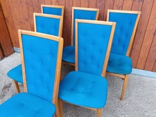 6x Dining Chairs Chair Vintage 60s Mid Century Danish 60s Chairs
