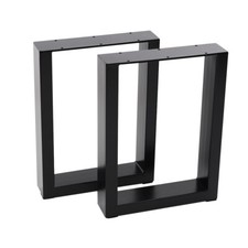 Industrial metal table legs - table,