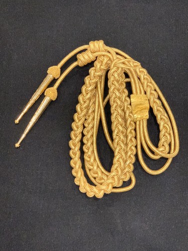 Aiguillette gold mylar army - gold,