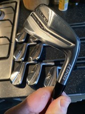 2022 Cobra Forged Tec One Length 4-GW RH Stiff-jumbo max grips