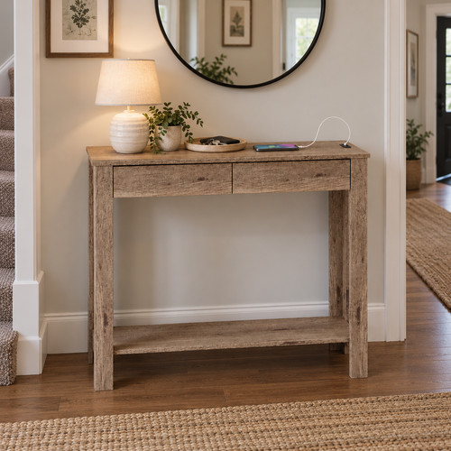 Console table drawer dark - 2,
