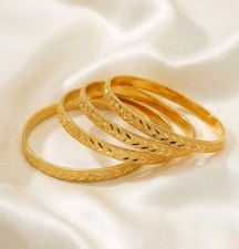 22k gold plated - indian, bangles