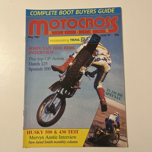 Motocross rider may 1987 - #14,