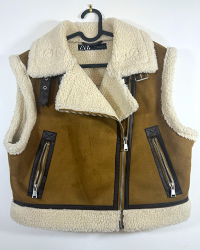 Zara women biker gilet - biker,