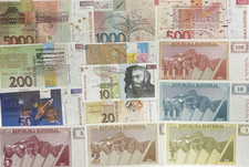 Slovenija bank notes choice - bank,