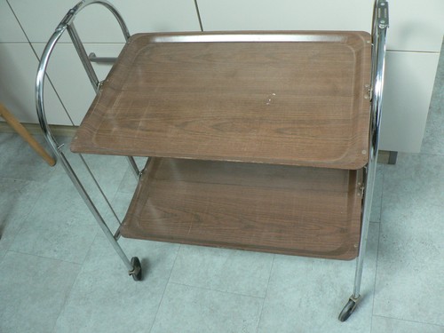 Vintage drinks trolley - vintage, bar