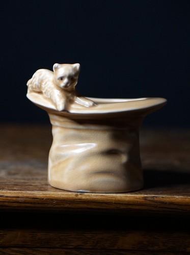 Vintage sylvac cat planter - sylvac,