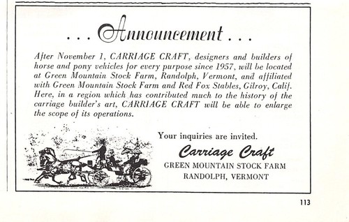 Carriage craft randolph - carriage,