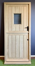 Exterior Double Glazed Front Door Oak Stable Door & Frame 924mm X 2073mm PreHung