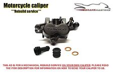 Suzuki GS 500 E 96-03 front brake caliper mechanical rebuild service 1998 1999