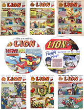 Lion Comics 1950s - 386 Issues + 6 Annuals On 2 PC-DVDs