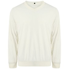 Mens Cricket Jumper V Neck Sweatshirt Long Sleeve Sweater