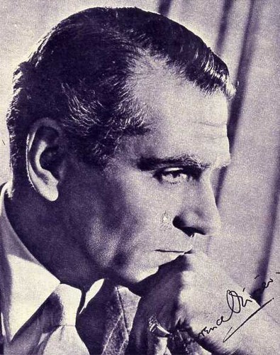 Laurence olivier autographed - laurence,