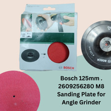 Bosch 125mm . 2609256280 M8 Sanding Plate for Angle Grinder . 'A1002