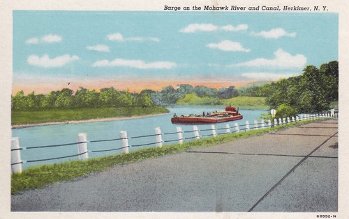 Herkimer barge on - herkimer,,