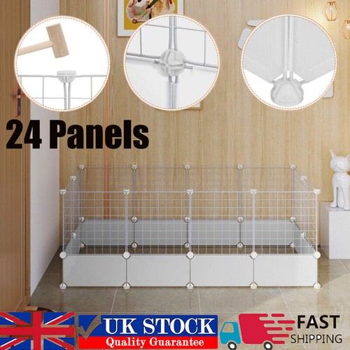 Panels pet fence diy puppy - pet,