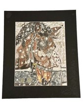 Mark Leary Art portrait of a Dartmoor pony enduring a blizzard  