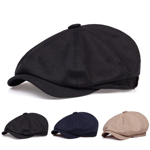 Black peaky blinders hat - black,