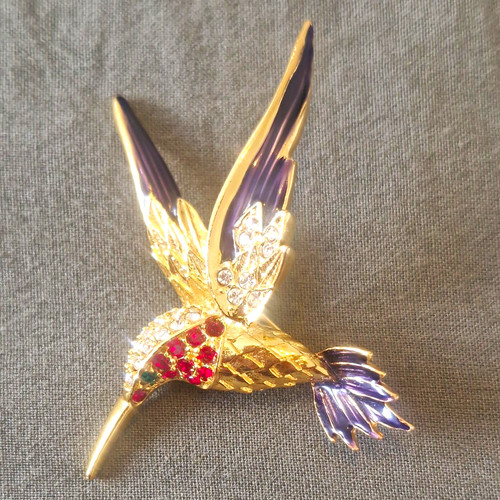 Sphinx hummingbird stamped - sphinx,