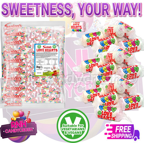 200 swizzels love hearts - 1,