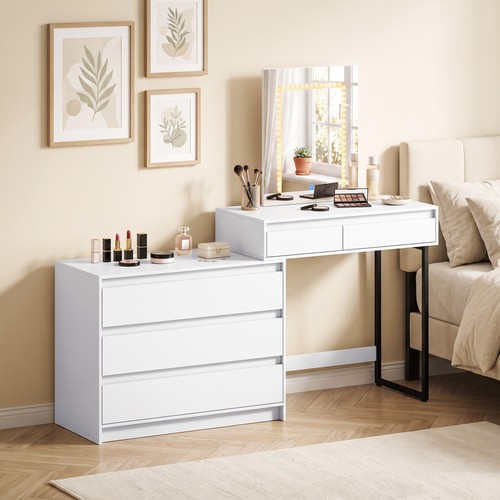 Vanity makeup desk - desk, mirror