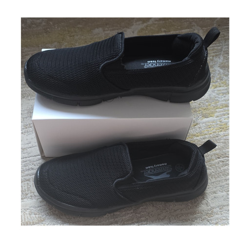 Slazenger black slip - black, slip-on