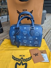 MCM ELLA BOSTON Cross Body Bag - Blue RRP £730 New with tags