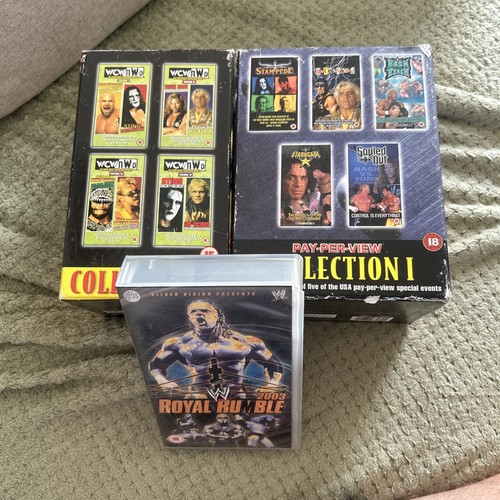 Wcw nwo wwe vhs - wcw, box