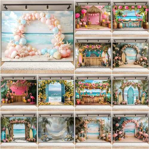 Beach gate flowers - beach,